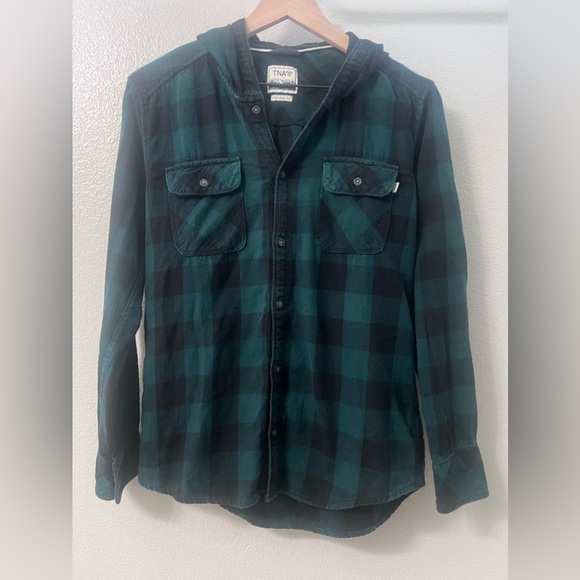 TNA Tops - TNA Aritzia Flannel Boyfriend Shirt Size XS